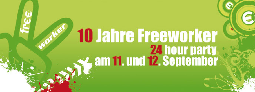 Freeworkers 10-jähriges Jubiläum