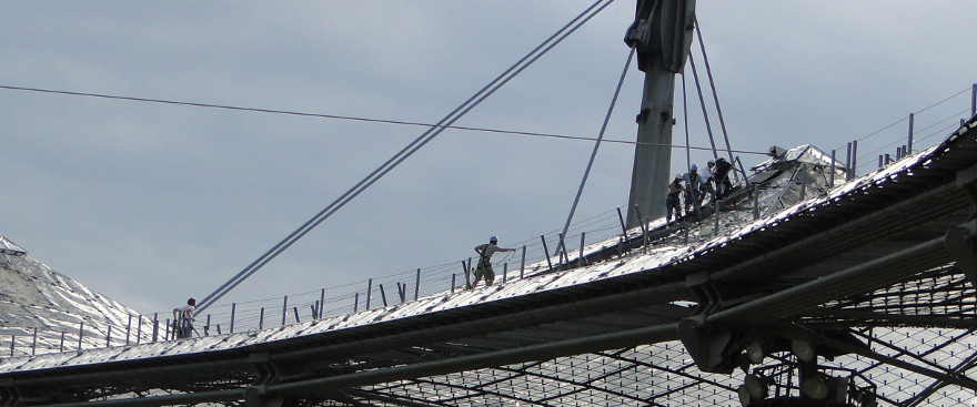 Auf’s Dach vom Olympiastadion