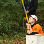 Deutsche Baumklettermeisterschaft 2015: Gaby Kleuver