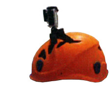 Platzierung Helmkamera: oben, Band