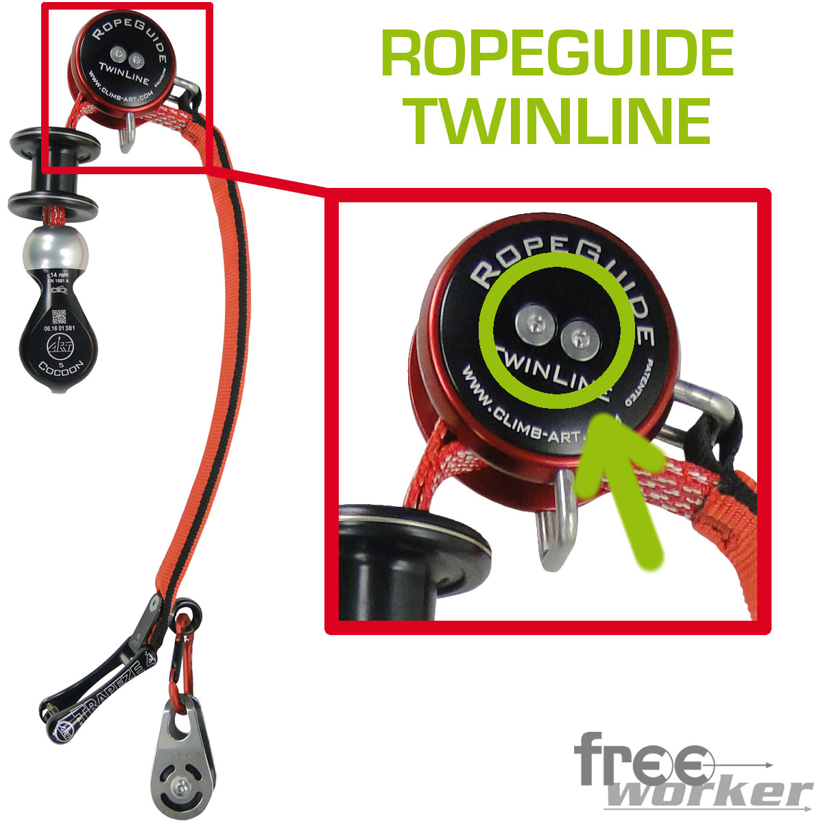 Wichtiger Sicherheitshinweis RopeGuide TwinLine