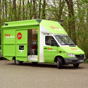 Small green truck