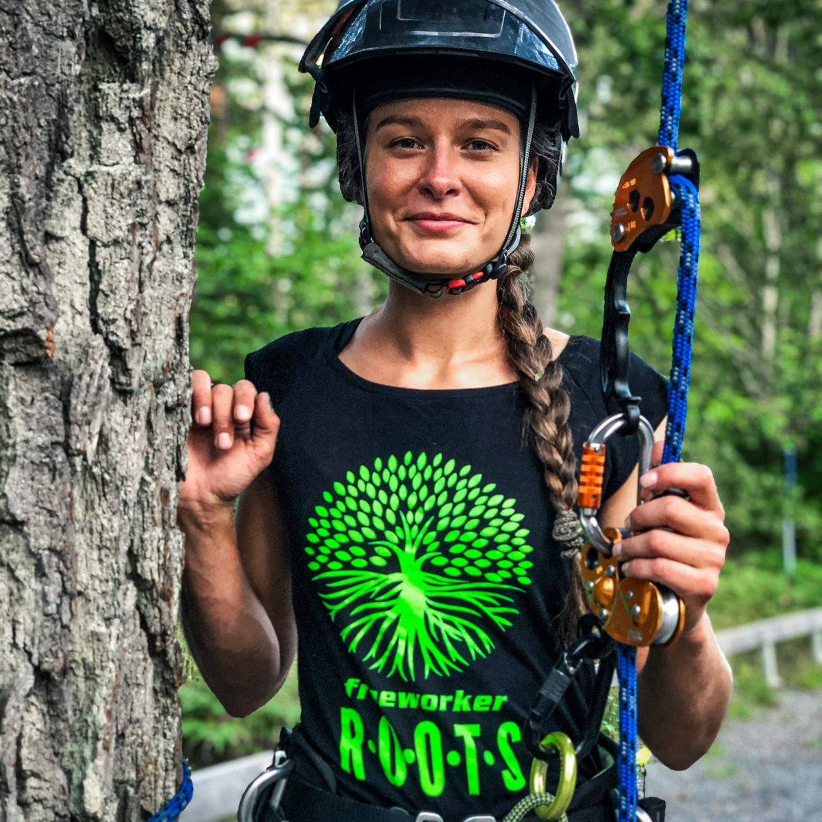 Arborist Olivia Eggen