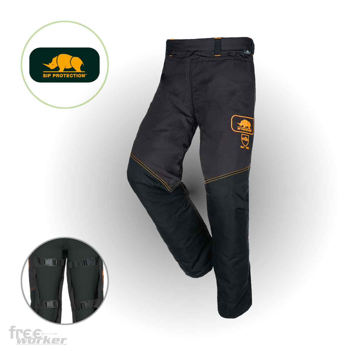 Pantalon anti-coupure de protection pour tronçonneuse CHAIN STOP taille L